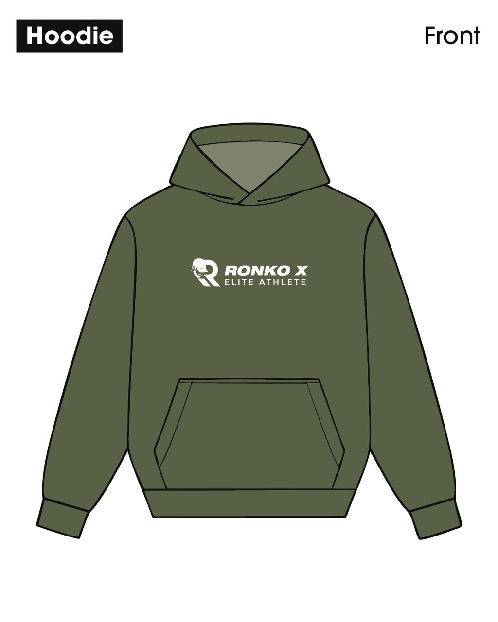 Hoodie – Basic | RonkoX No1 Edition