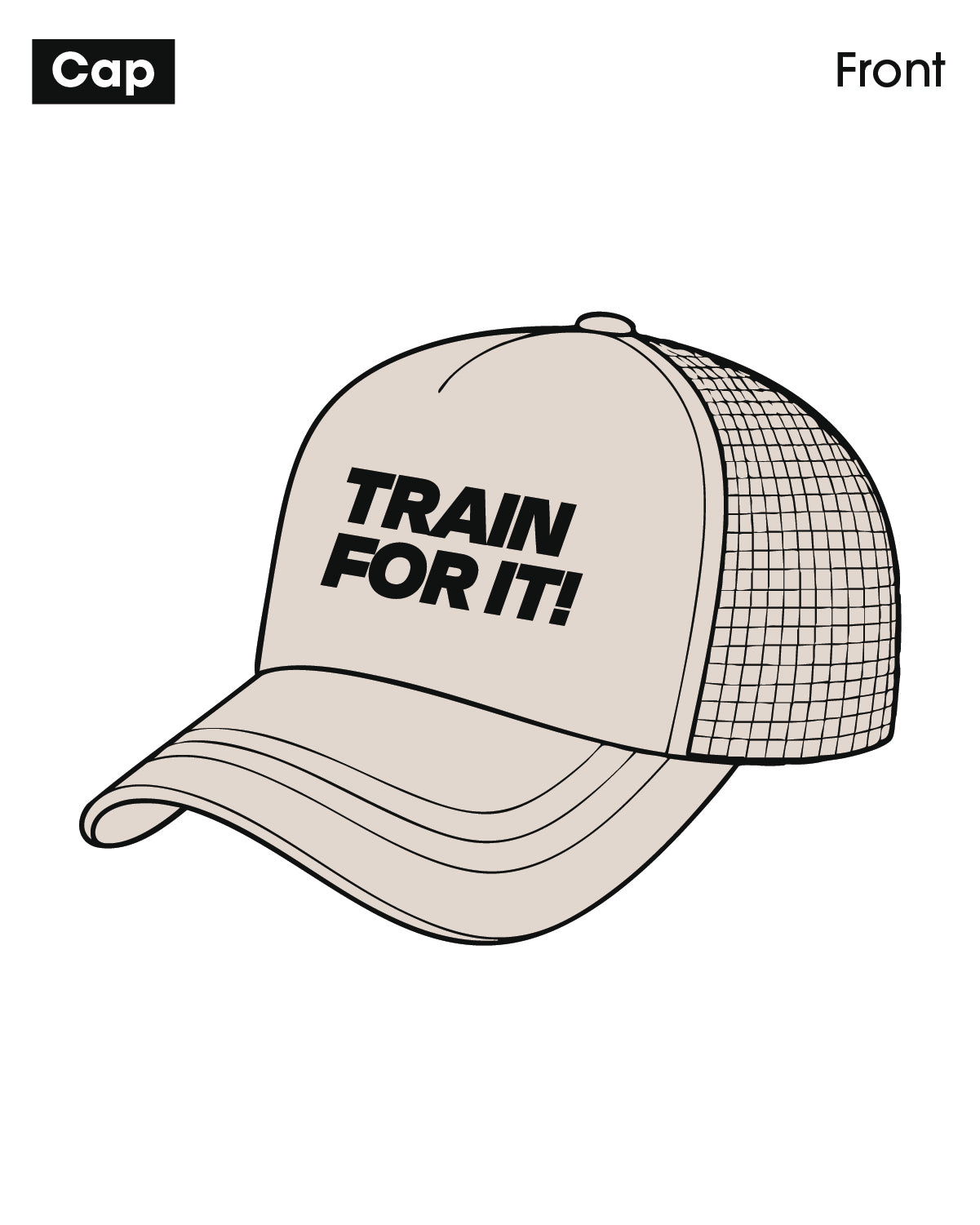 Cap – Train For It | RonkoX No1 Edition