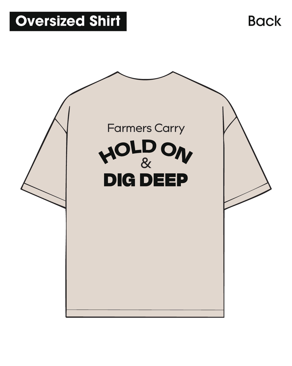 Oversized Shirt – Farmers Carry | RonkoX No1 Edition